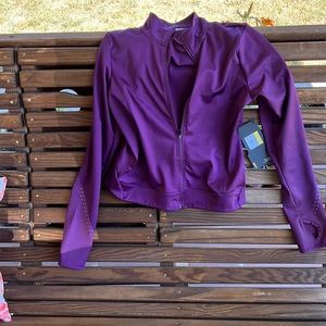 Hind ladies size Medium/tennis,running top reflective top in purple